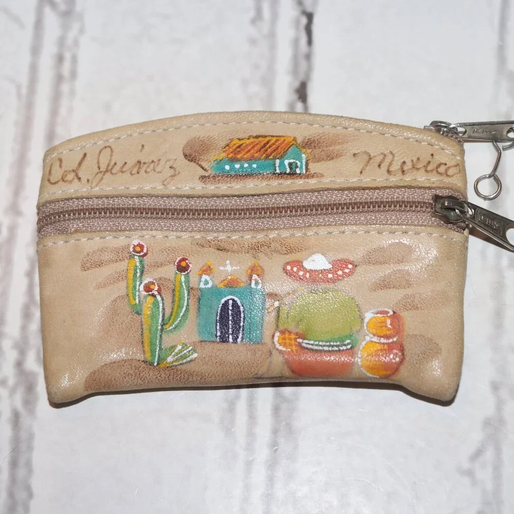 ✨ Vintage Coin Purse from Mexico · Cream · OS